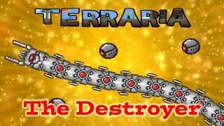 Terraria : PS4 Gameplay Episode 7 - The Destroyer Boss Battle (Father And Son Multiplayer Lets Play)