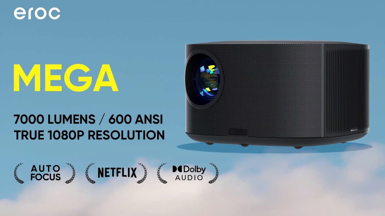 Máy chiếu Eroc Mega | Siêu phẩm trình chiếu đỉnh cao, chuẩn mực giải trí thế hệ mới!