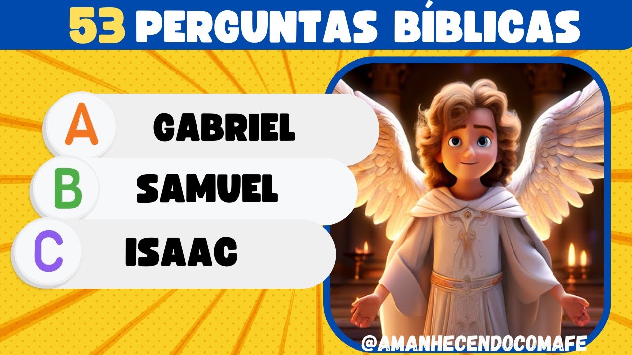 QUIZ BÍBLICO | PERGUNTAS BÍBLICAS