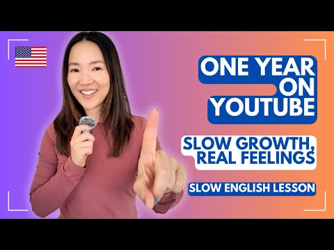 1 Year on YouTube 💛 Thank You for Learning With Me | Slow English Listening Practice