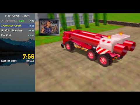 Blast Corps any% in 31:39