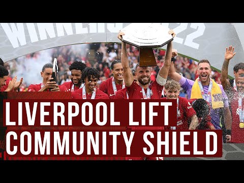 Liverpool lift the 2022 Community Shield | Liverpool vs Man City