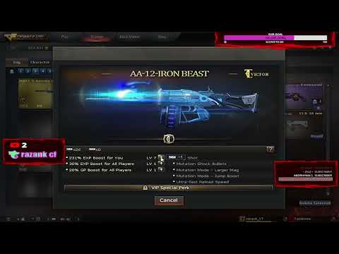 BUYING & UPGRADING AA-12 IRON BEAST VIP. CROSSFIRE WEST.