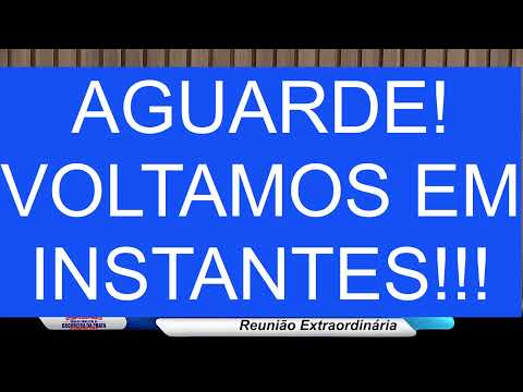 Transmissão ao vivo! Câmara Municipal Cachoeira da Prata