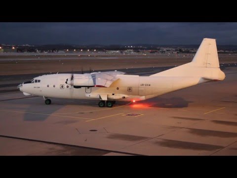 AN-12 smokey on the ramp