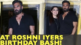 Suniel Shetty Poses For Media At Rohini Iyer’s Birthday Bash