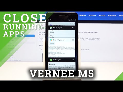 How to Close All Running Applications on VERNEE M5 - Turn Off Apps