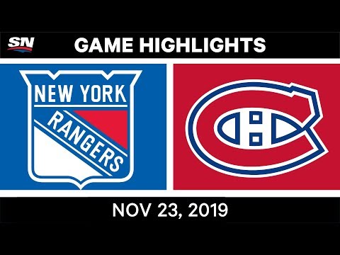 NHL Highlights | Rangers vs. Canadiens – Nov. 23, 2019