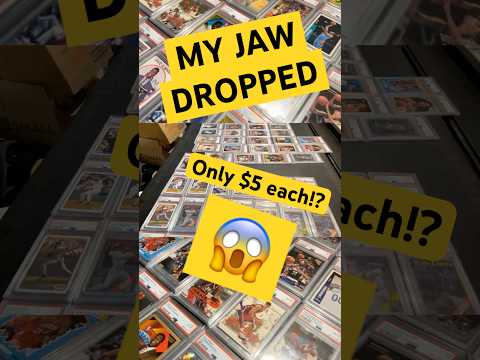My Jaw DROPPED When I Saw These $5 Graded Cards At A Yard Sale!