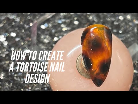 How to Create a Tortoise Nail Design Ft. Madam Glam