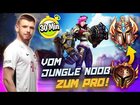 Vom Jungle NOOB zum PRO in 30 Minuten! 🏆🕝 | So spielst du perfekt! | LoL Wild Rift Deutsch