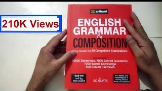 English Grammar book review of arihant publication writer sc gupta