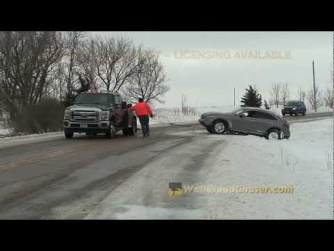 Road Conditions After Winter Storm ~ Scott County, Minnesota ~ February 11, 2013