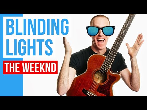 Blinding Lights ★ The Weeknd ★ Acoustic Guitar Lesson [with PDF]