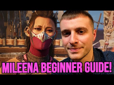 MILEENA BEGINNER COMBO GUIDE: MORTAL KOMBAT 1!