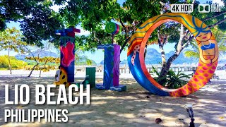 Lio Beach, El Nido, Palawan - 🇵🇭 Philippines [4K HDR] Walking Tour