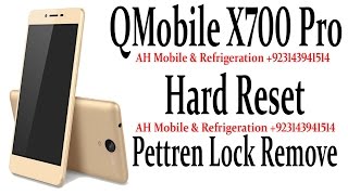 Qmobile X700 Pro Pattern Password Unlock Hard Reset