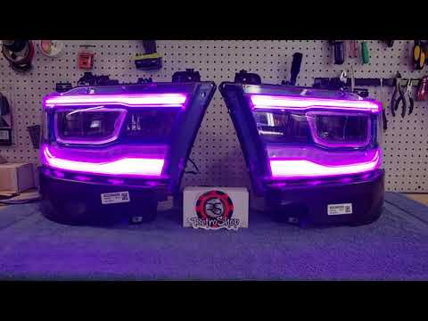 2019 Ram 1500 RGBW Headlights