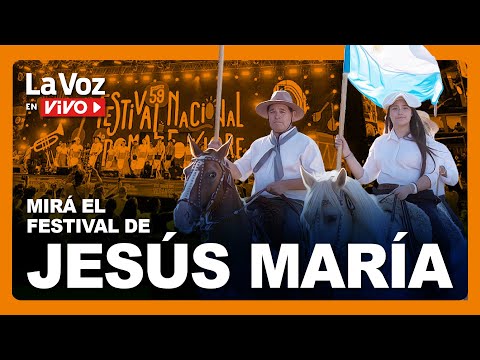 🔴​ EN VIVO I Festival de Jesús María 2026 I Noche 12 🌚 Lunes 60° Festival de Doma y Folklore
