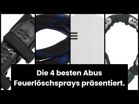 ABUS FEUERLÖSCHSPRAY: Die 4 besten Abus Feuerlöschsprays präsentiert.