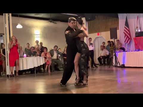 Alejandra Hobert & Adrian Veredice performing at Tres esquinas Milonga (Grand Opening) 2022