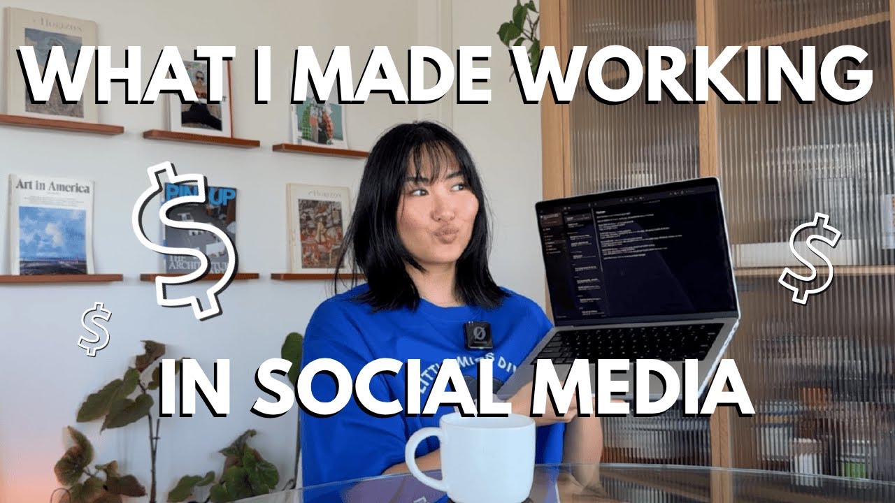 How much I made working in social media marketing