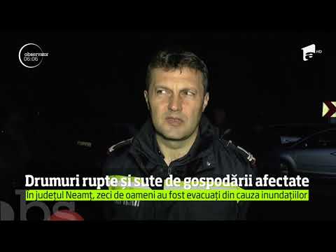 Aproape jumătate din ţară se află în continuare sub atenţionare meteo de precipitaţii abundente