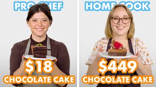 $449 vs $18 Chocolate Cake: Pro Chef & Home Cook Swap Ingredients | Epicurious