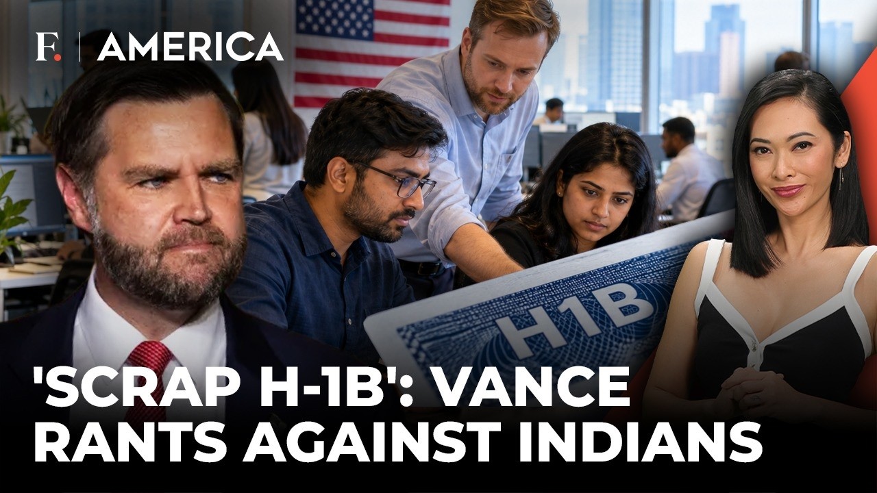 'H-1B Should Be Eliminated': JD Vance Goes on Anti-India 'Rant' | Firstpost America | N18G