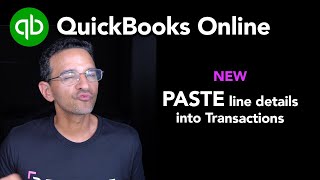 QuickBooks Online: PASTE inside expense transactions!