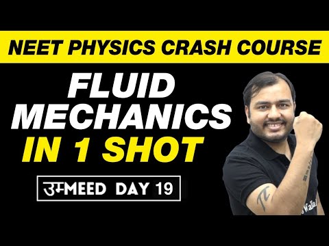 FLUID MECHANICS IN ONE SHOT - All Concepts, Tricks & PYQs || NEET Physics Crash Course