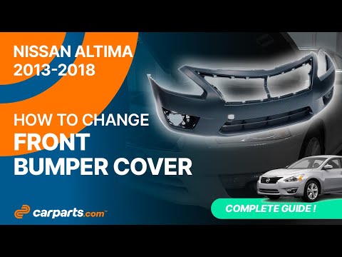 How to replace the Front Bumper Cover 2013-2018 Nissan Altima 🚗