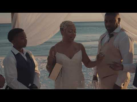 Tamika and Mark Wedding Renewal on the Beach!!