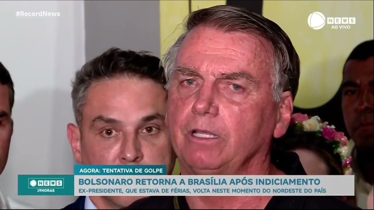 "As acusações são terríveis", diz; Bolsonaro.
