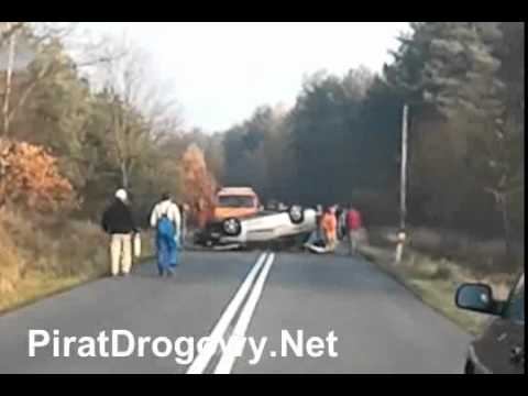 Wypadek na drodze Grudziadz -  Łasin piratdrogowy.net