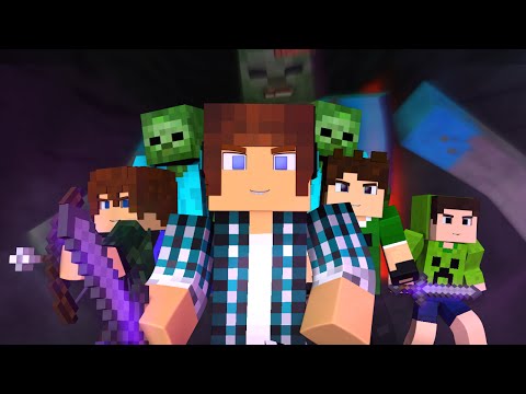 Minecraft Music ♫ - WITH MY FRIENDS |  Animation Minecraft (feat. Brancoala)