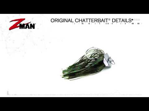 Z-Man Original ChatterBait 10.5g Black Shad