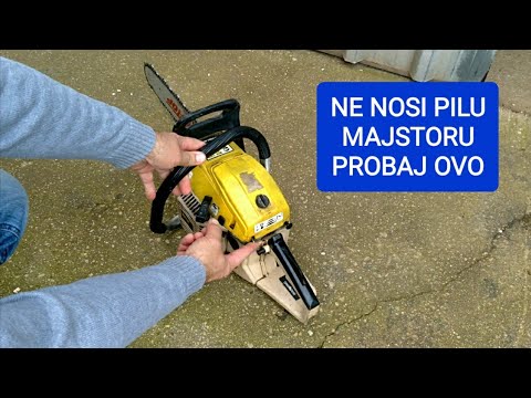 motorka neće da upali uradi ovo - motorna pila