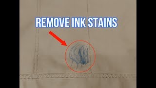 How to Remove INK from Leather !