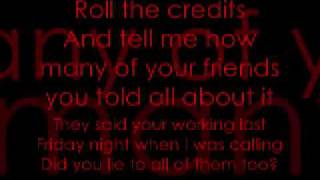 Paula Deanda- Roll the Credits Lyrics
