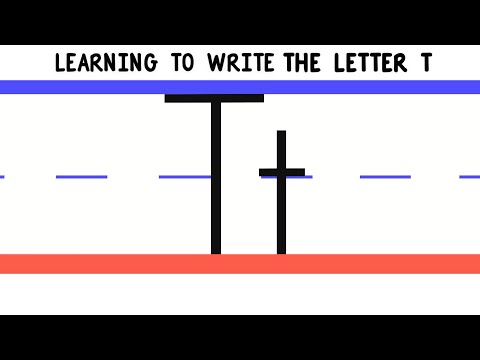 Write the Letter T - ABC Writing for Kids - Alphabet Handwriting by 123ABCtv