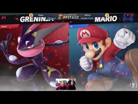 Offstage 8 - Ultimate Singles - Pools - Kass (Greninja) vs JiiKoo (Mario)