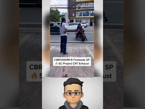 OMG😱 The Sound is So Crazy🚀Honda CBR1000RR Fireblade SP with SC Project CRT Exhaust🔥 #shorts #short