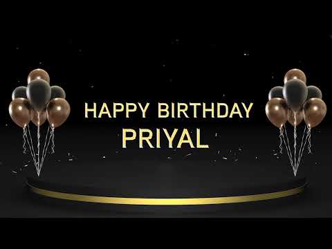 Wish you a very Happy Birthday Priyal