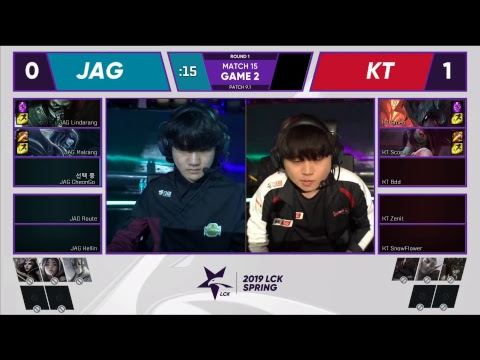 KT vs. JAG - DWG vs. GRF | LCK Spring Split (2019)
