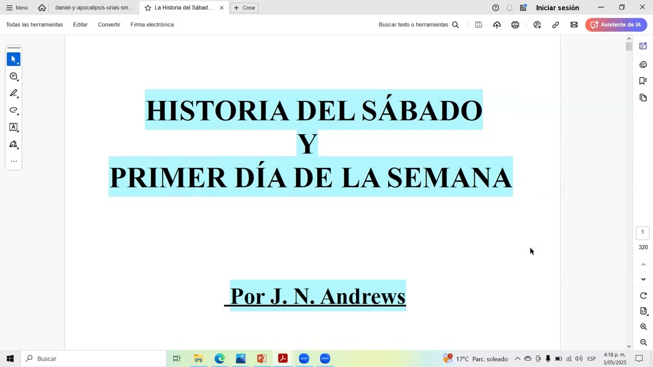PRIMEROS GUARDADORES DEL SABADO EN EEUU. Argenis C.
