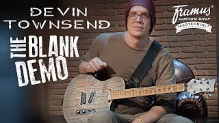Video thumbnail for DEVIN TOWNSEND and the new FRAMUS BLANK by Framus & Warwick