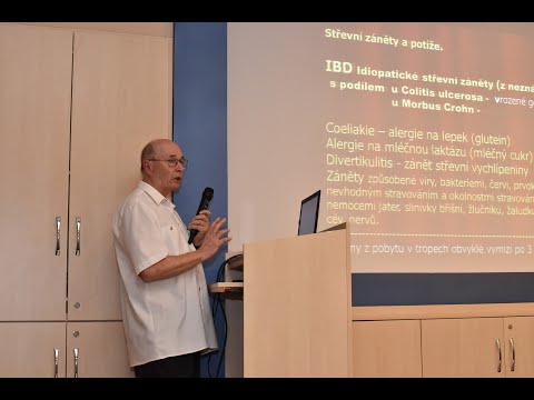 Karlovarská pacientská IBD konference - Využití minerálních pramenů: prim. MUDr. Antonín Hebron