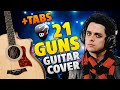 Green Day - 21 guns (easy tabs for fingerstyle guitar cover)
