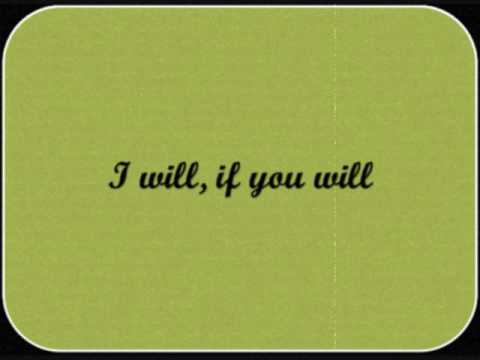 I Will If You Will video thumbnail